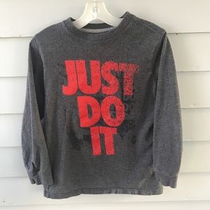 Nike Youth S JUST DO IT long sleeve T shirt